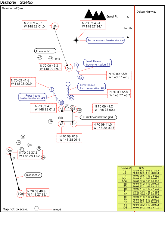 Deadhorse site map